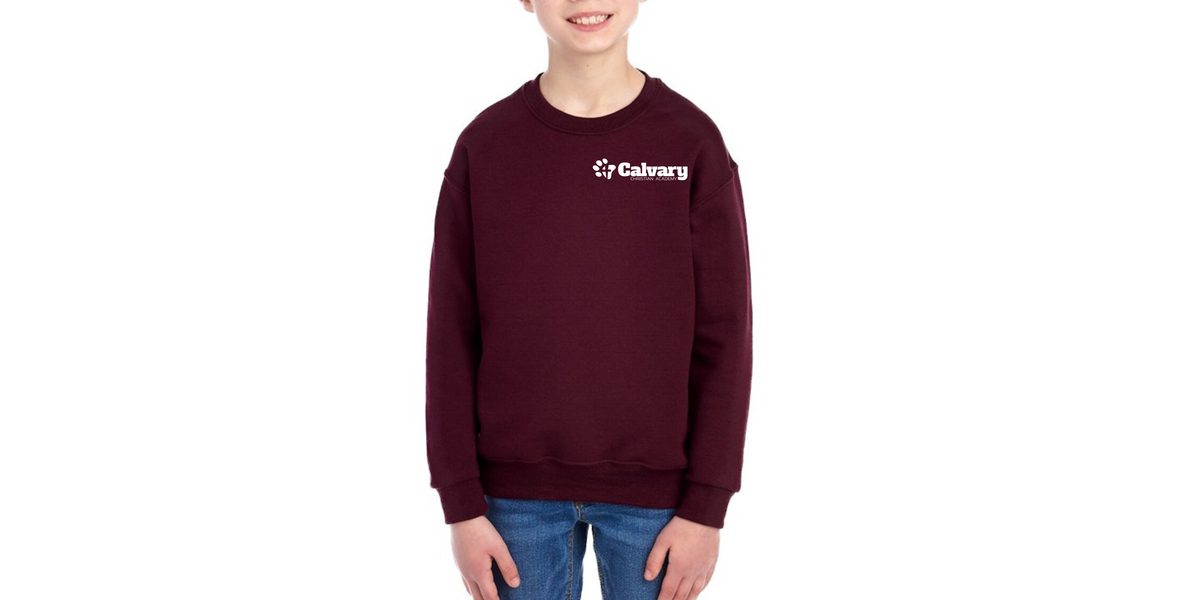 Crewneck Sweatshirt | Youth | Pocket Logo