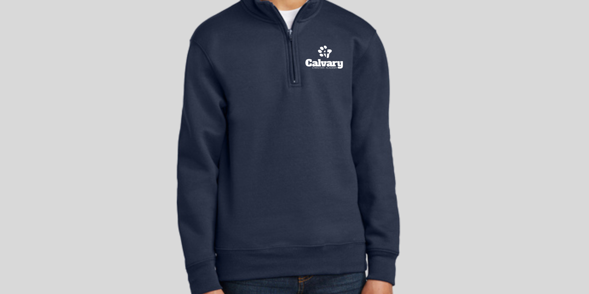 1/4 Zip Pullover| Youth | Paw Print Stacked