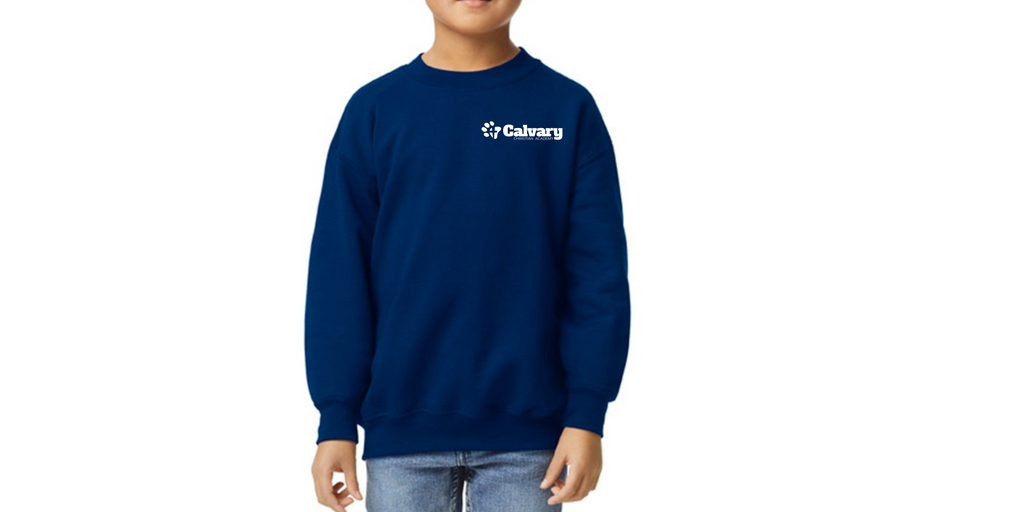 Crewneck Sweatshirt | Youth | Pocket Logo