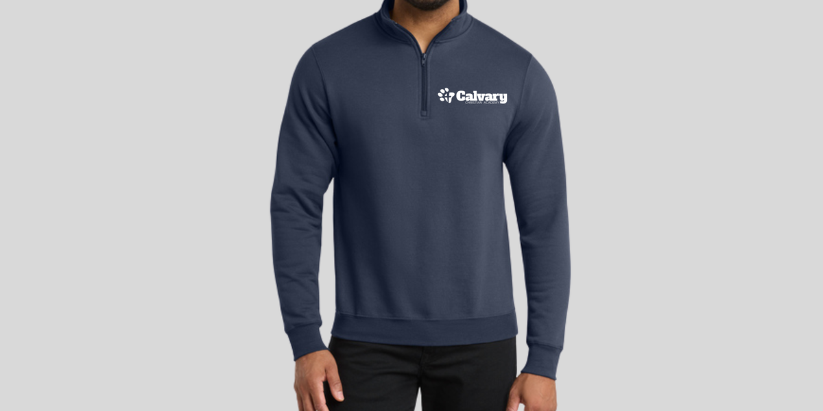 1/4 Zip Pullover Sweatshirt | Adult | Paw Print Pocket Logo