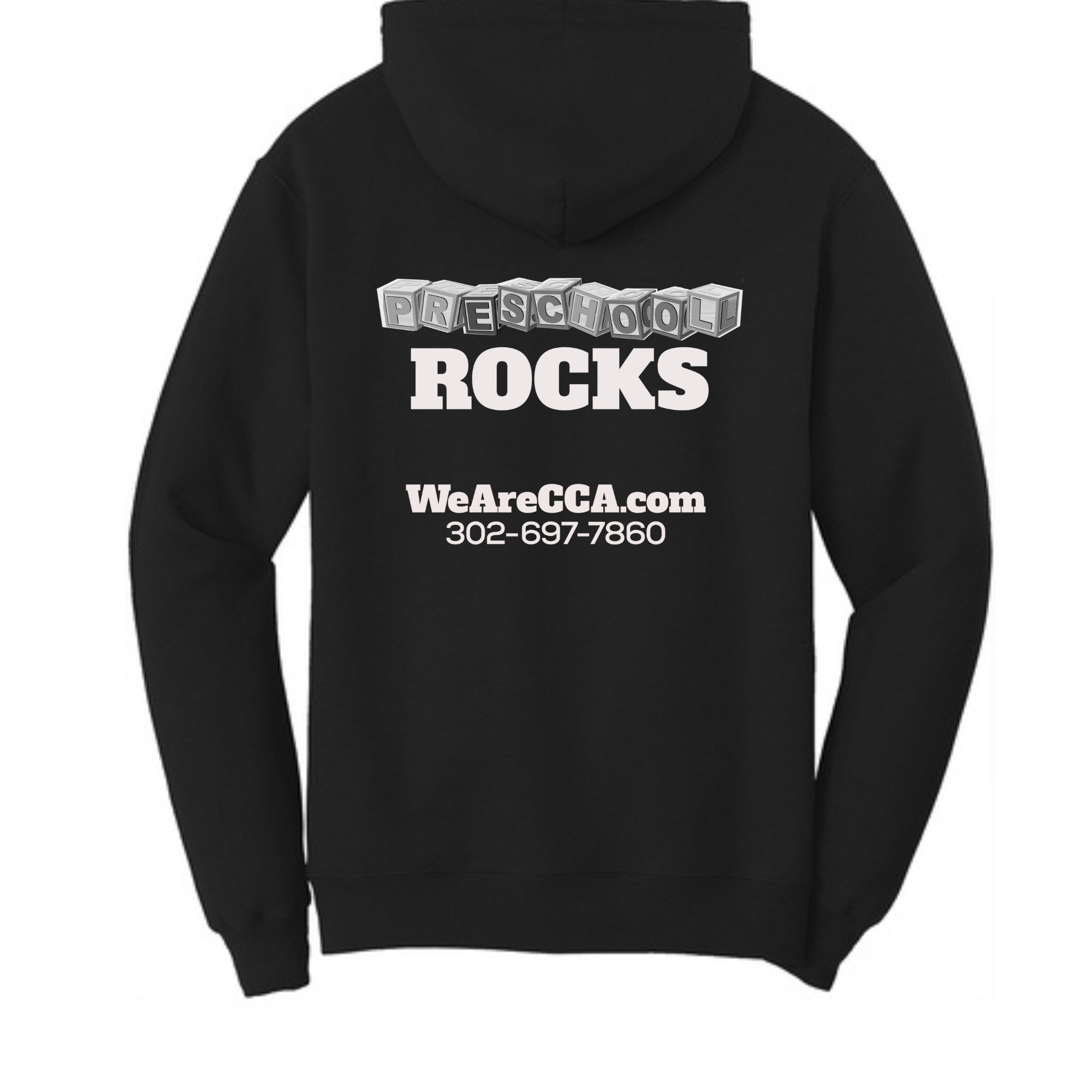 Hooded Sweatshirt | Adult | Preschool Rocks Class Color