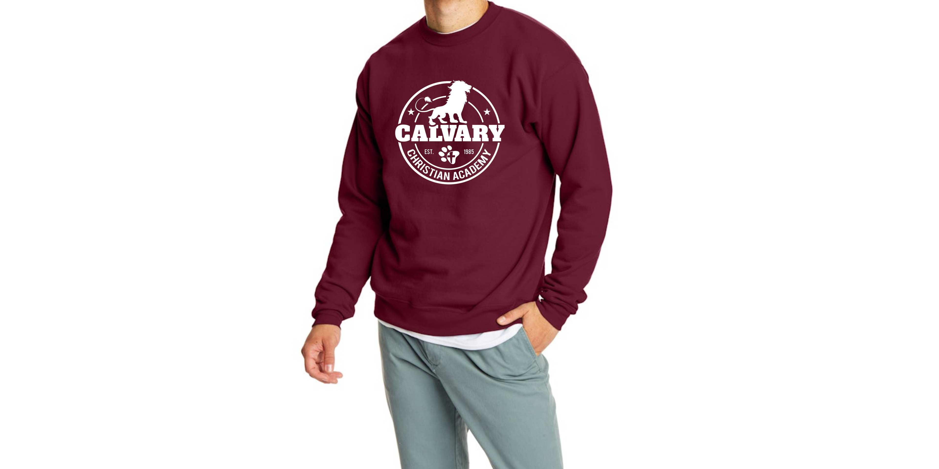 Crewneck Sweatshirt | Adult | Lion Logo